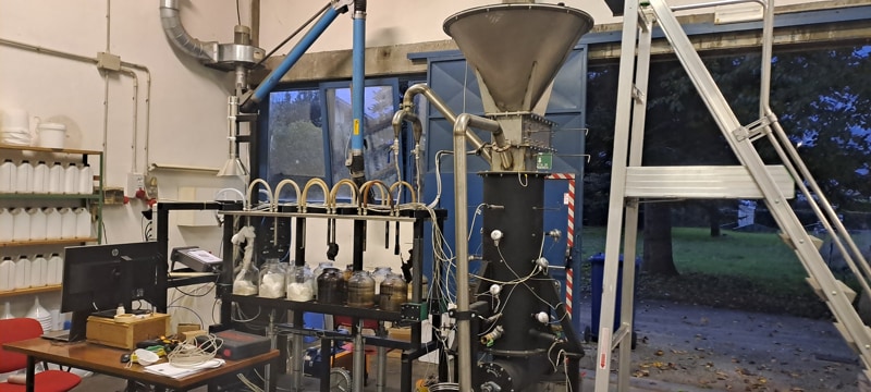 impianto sperimentale di gassificazione a scala ridotta